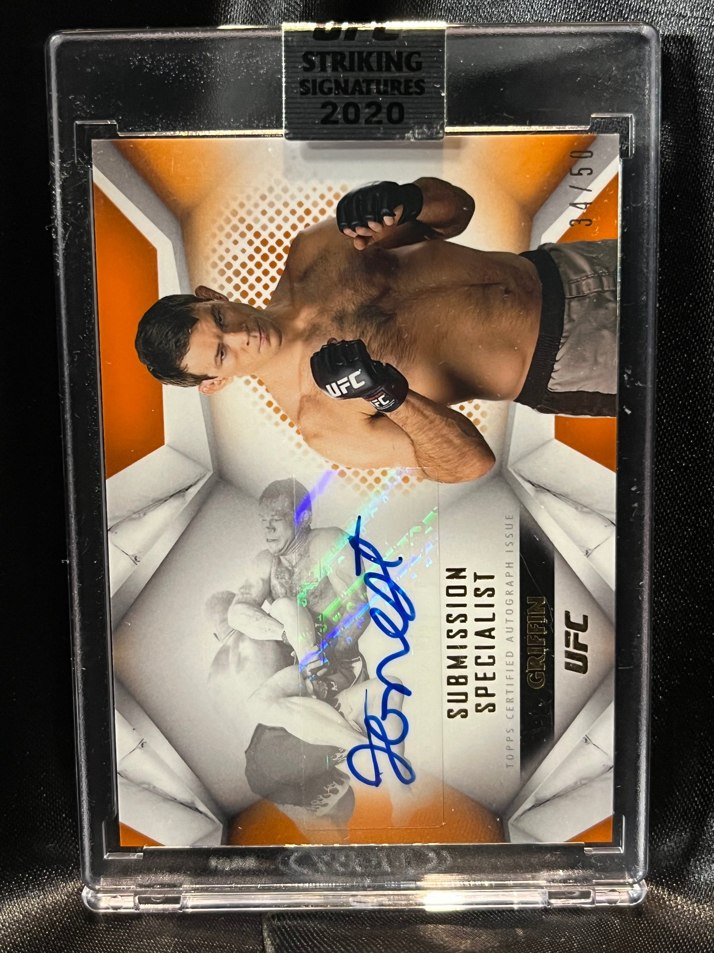 2020 Topps UFC Submission Specialists Forest Griffin Auto