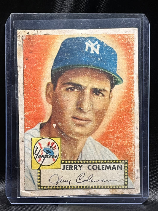 1952 Topps Jerry Coleman Custom card